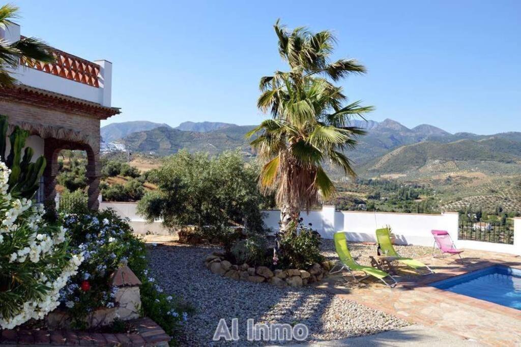 Las Palmeras - Ein Stueck Vom Paradies - Behagliches Haus Mit Pool Algodonales Ngoại thất bức ảnh