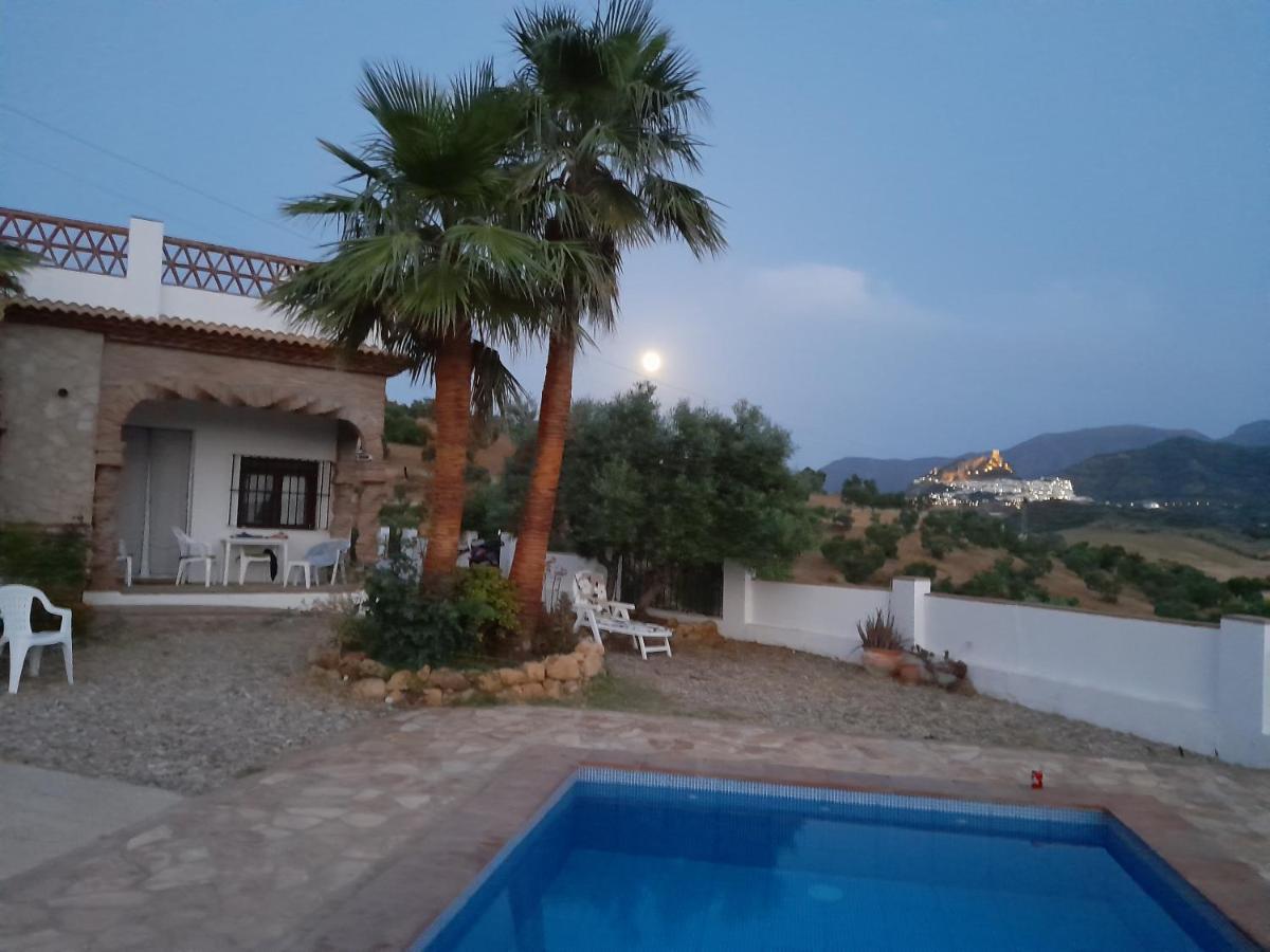 Las Palmeras - Ein Stueck Vom Paradies - Behagliches Haus Mit Pool Algodonales Ngoại thất bức ảnh